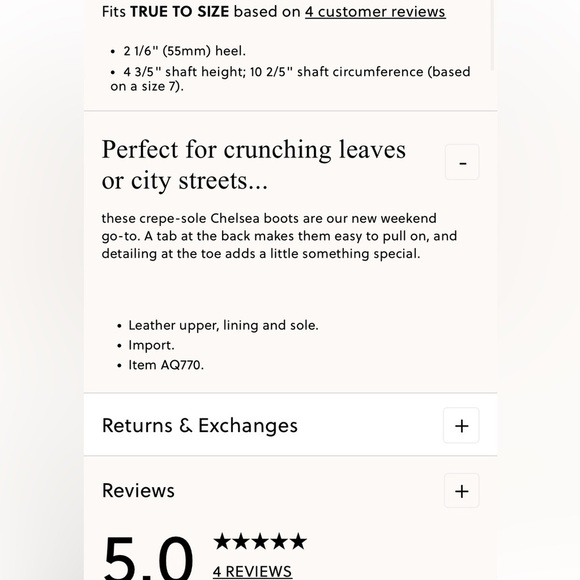 J. Crew crepe-sole leather Chelsea boots - Picture 7 of 8